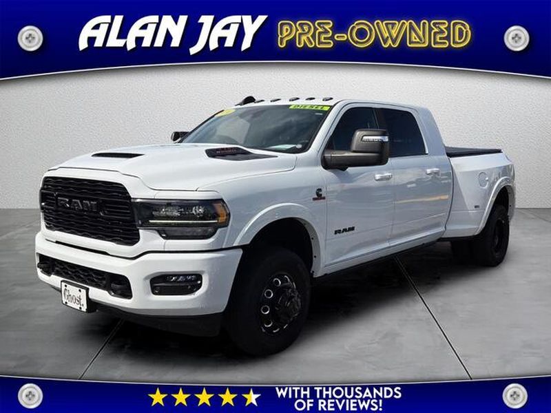 Bright White Clearcoat 2024 RAM 3500 Pickup Truck Four-Wheel Drive 6-Speed Automatic