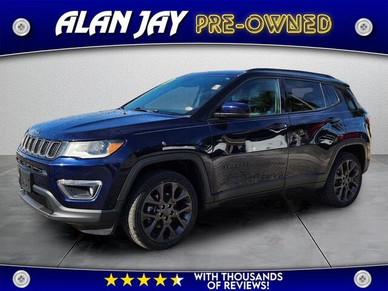 Jazz Blue Pearlcoat 2020 Jeep Compass High Altitude 4WD SUV / Crossover Four-Wheel Drive 9-Speed Automatic
