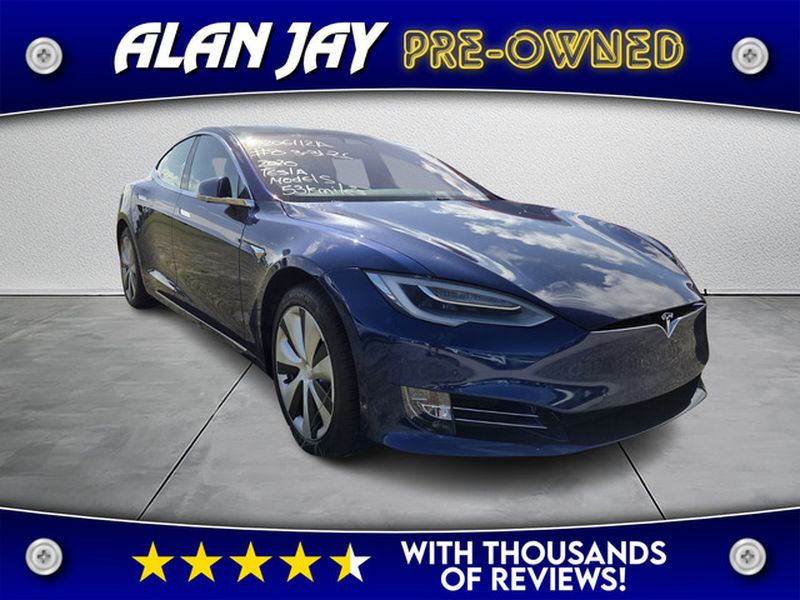 Deep Blue Metallic 2020 Tesla Model S Long Range Plus AWD Sedan All-Wheel Drive Automatic