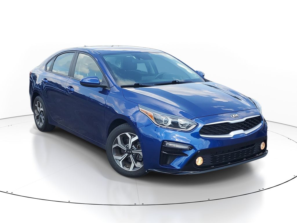 Deep Sea Blue 2021 Kia Forte Sedan Front-Wheel Drive Continuously Variable Transmission