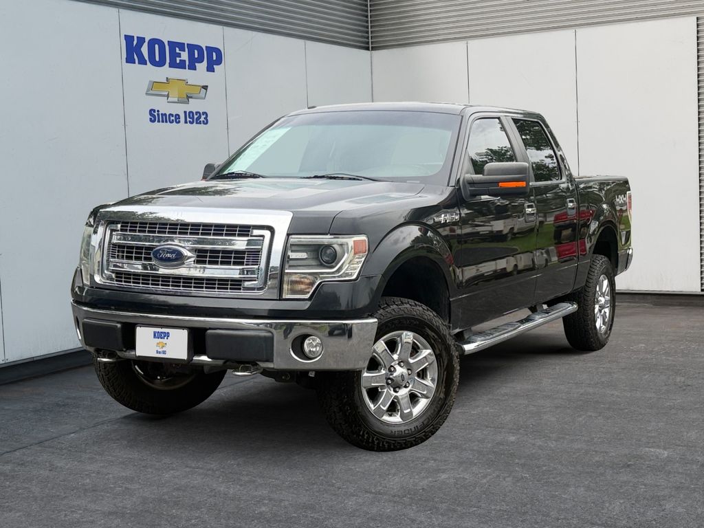 Tuxedo Black Metallic 2014 Ford F-150 Pickup Truck Four-Wheel Drive 6-Speed Automatic