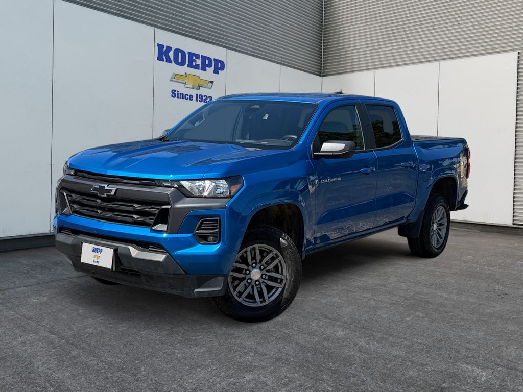 Glacier Blue Metallic 2023 Chevrolet Colorado Pickup Truck 4X2 8-Speed Automatic