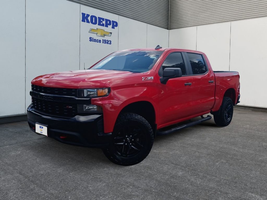 Red Hot 2021 Chevrolet Silverado 1500 Pickup Truck Four-Wheel Drive 6-Speed Automatic