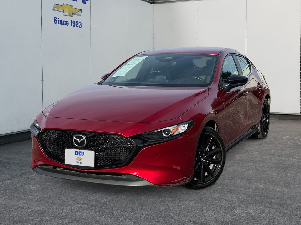 Soul Red Crystal Metallic 2025 Mazda MAZDA3 Hatchback Front-Wheel Drive 6-Speed Automatic