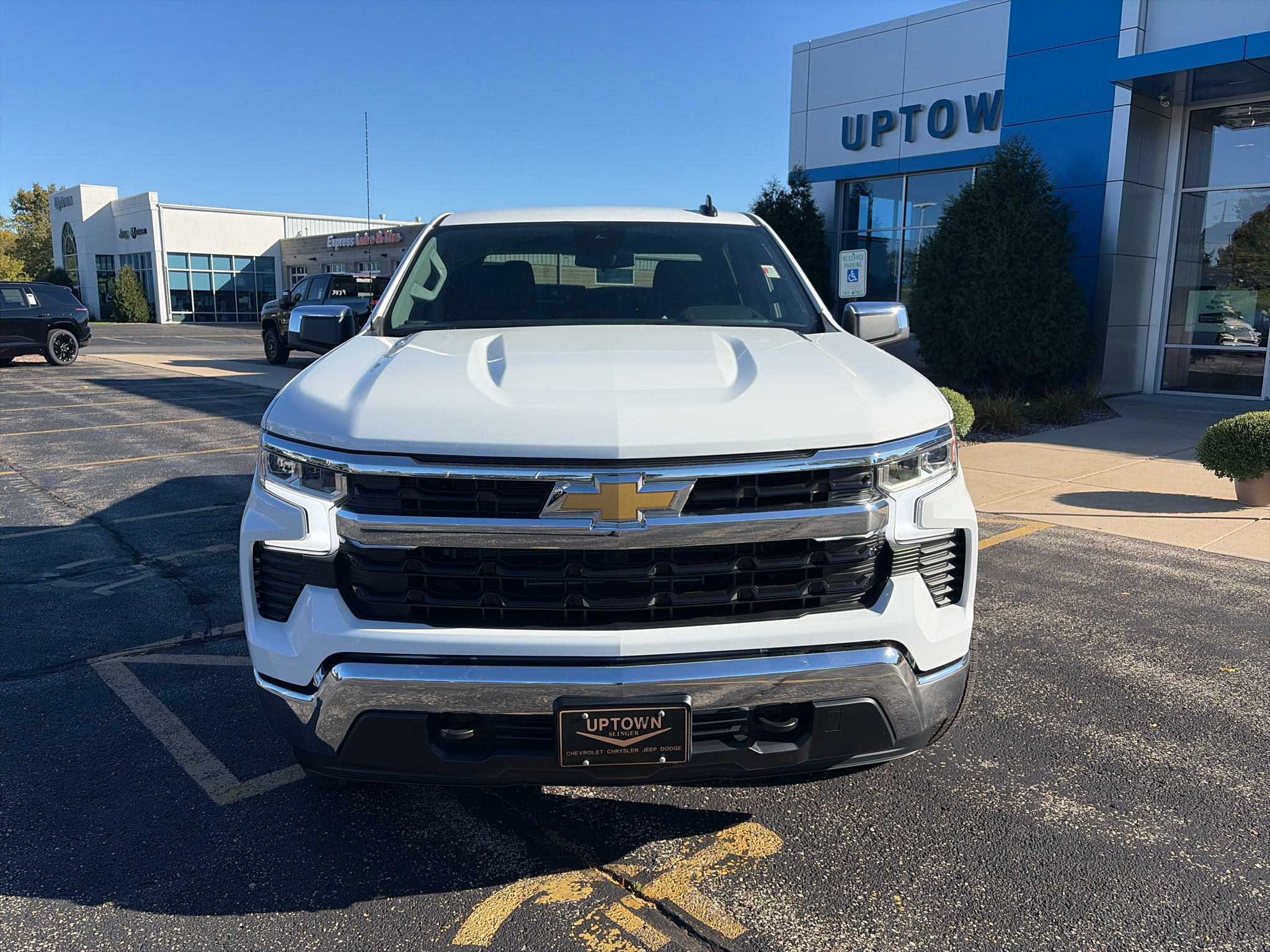 White 2026 Chevrolet Silverado 1500 Pickup Truck Four-Wheel Drive Automatic