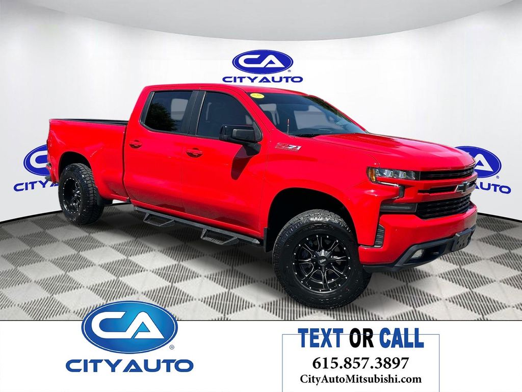 Red Hot 2021 Chevrolet Silverado 1500 Pickup Truck Four-Wheel Drive 8-Speed Automatic