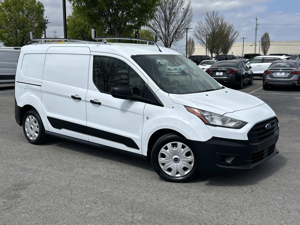 Frozen White 2022 Ford Transit Connect Cargo XL LWB FWD with Rear Cargo Doors Van Front-Wheel Drive 8-Speed Automatic