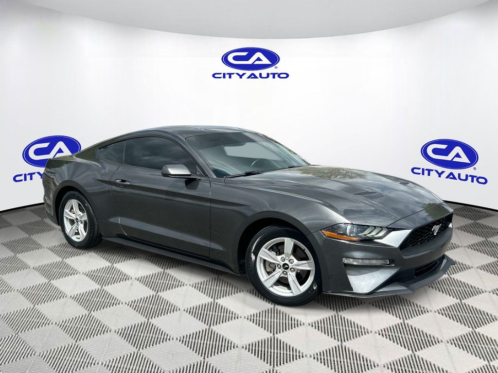 Gray (Magnetic Metallic) 2020 Ford Mustang EcoBoost Coupe RWD Coupe Rear-Wheel Drive Automatic