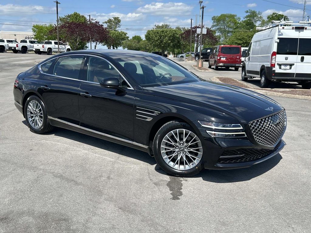 Vik Black 2024 Genesis G80 2.5T AWD Sedan All-Wheel Drive 8-Speed Automatic