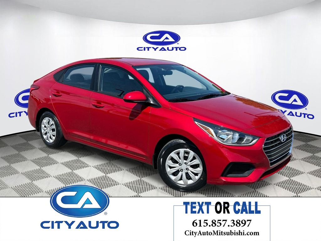 Pomegranate Red 2020 Hyundai Accent SE Sedan FWD Sedan Front-Wheel Drive Continuously Variable Transmission