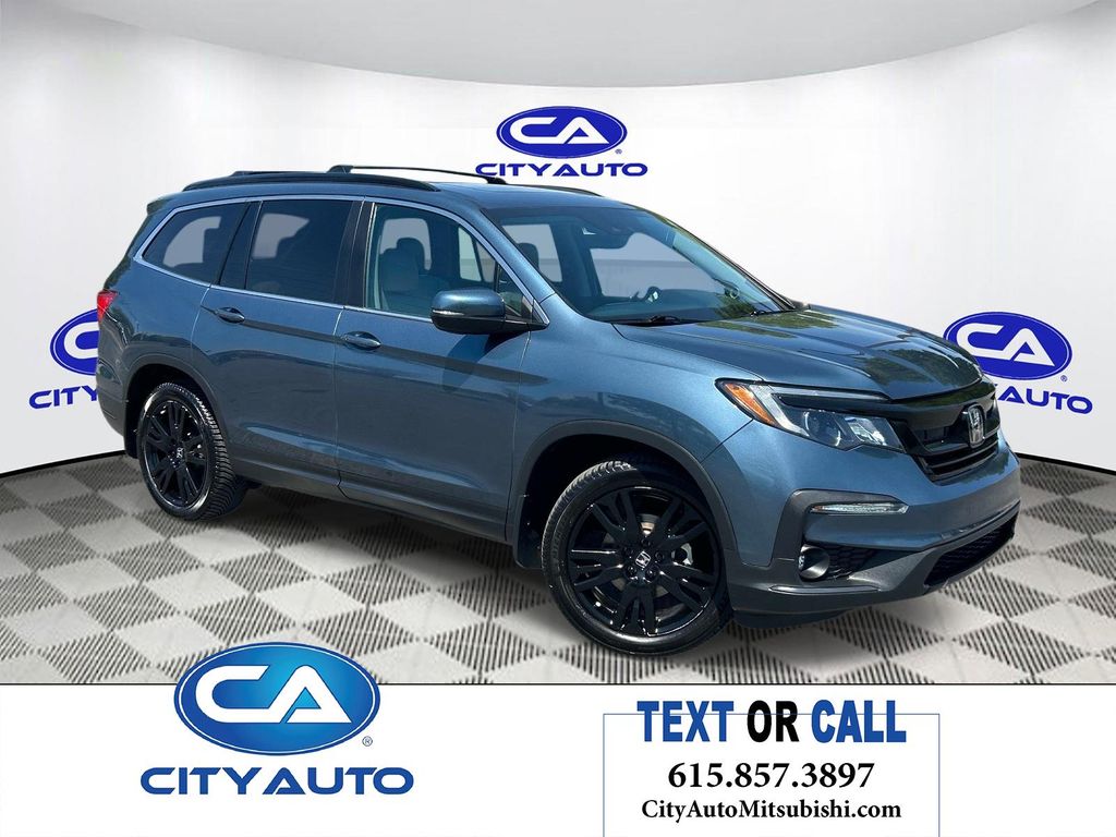 Gray (Steel Sapphire Metallic) 2022 Honda Pilot SE FWD SUV / Crossover Front-Wheel Drive 9-Speed Automatic