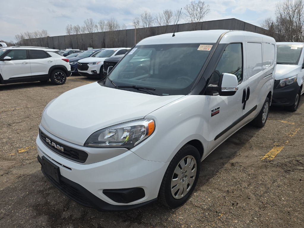 Bright White 2019 RAM ProMaster City Tradesman SLT Cargo Van FWD Van Front-Wheel Drive 9-Speed Automatic
