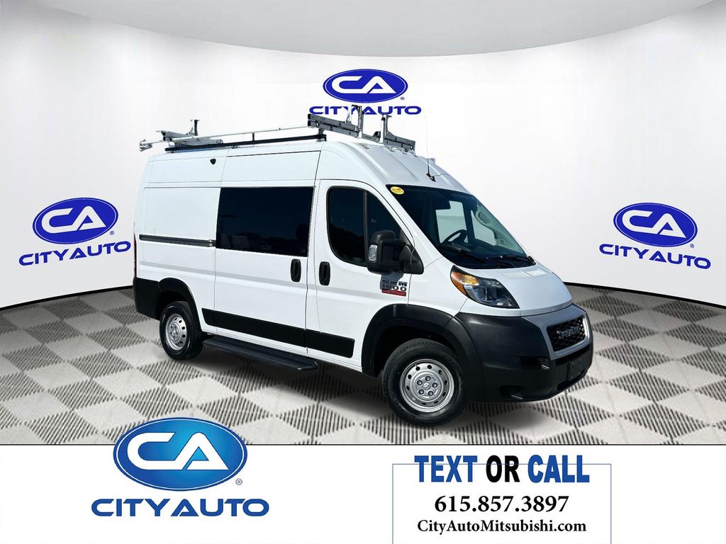 Bright White Clearcoat 2021 RAM ProMaster Van Front-Wheel Drive 6-Speed Automatic