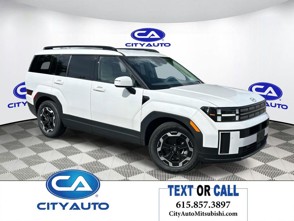 Serenity White 2025 Hyundai Santa Fe SUV / Crossover Front-Wheel Drive 8-Speed Automatic