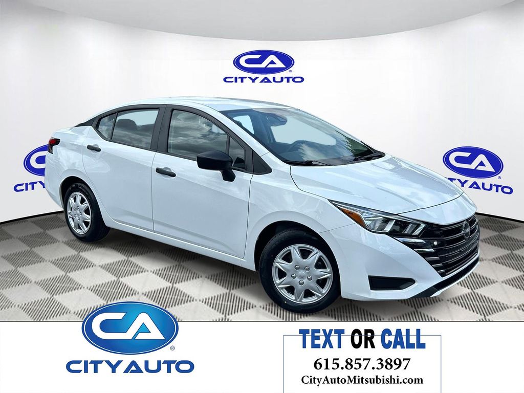 White (Fresh Powder) 2023 Nissan Versa S FWD Sedan Front-Wheel Drive Continuously Variable Transmission