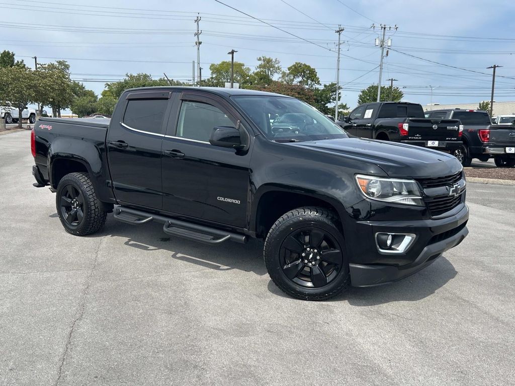 Black 2016 Chevrolet Colorado Pickup Truck Four-Wheel Drive 6-Speed Automatic