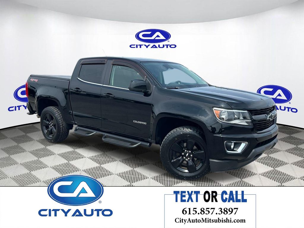 Black 2016 Chevrolet Colorado Pickup Truck Four-Wheel Drive 6-Speed Automatic