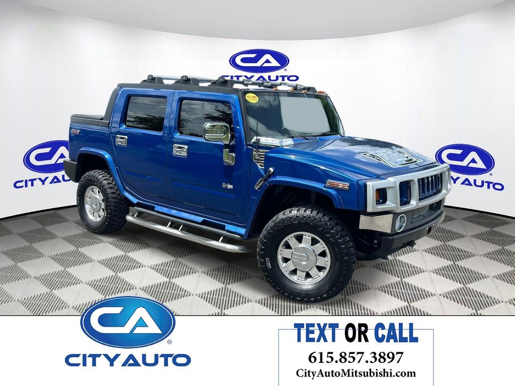 Pacific Blue 2006 Hummer H2 SUT Base SUV / Crossover Four-Wheel Drive 4-Speed Automatic