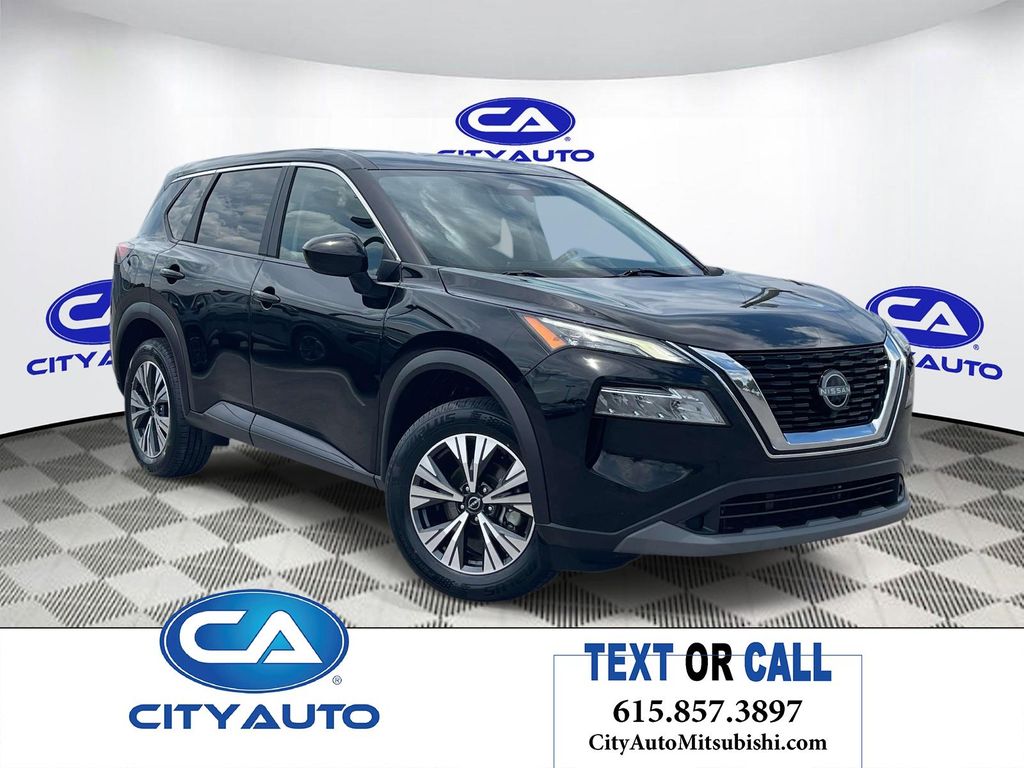 Super Black 2023 Nissan Rogue SUV / Crossover Front-Wheel Drive Continuously Variable Transmission