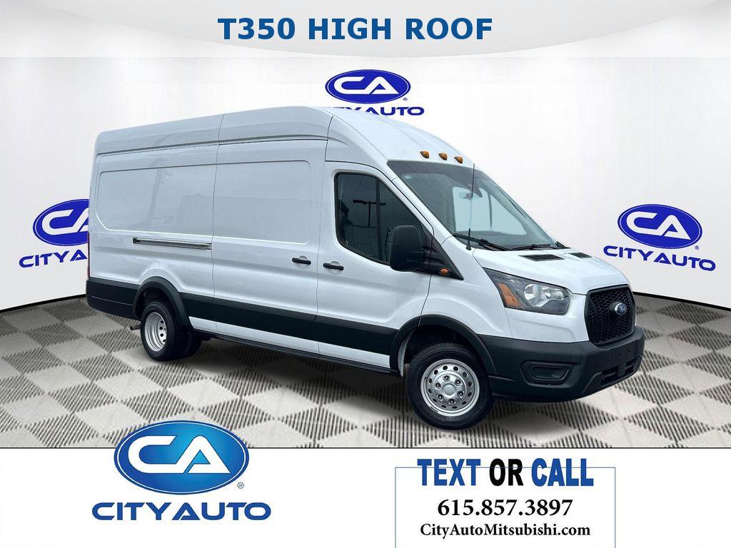 OXFORD WHITE 2023 Ford Transit Cargo Van Rear-Wheel Drive Automatic