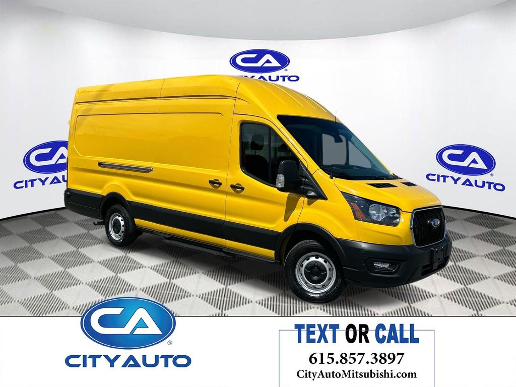School Bus Yellow 2022 Ford Transit Cargo Van Rear-Wheel Drive Automatic