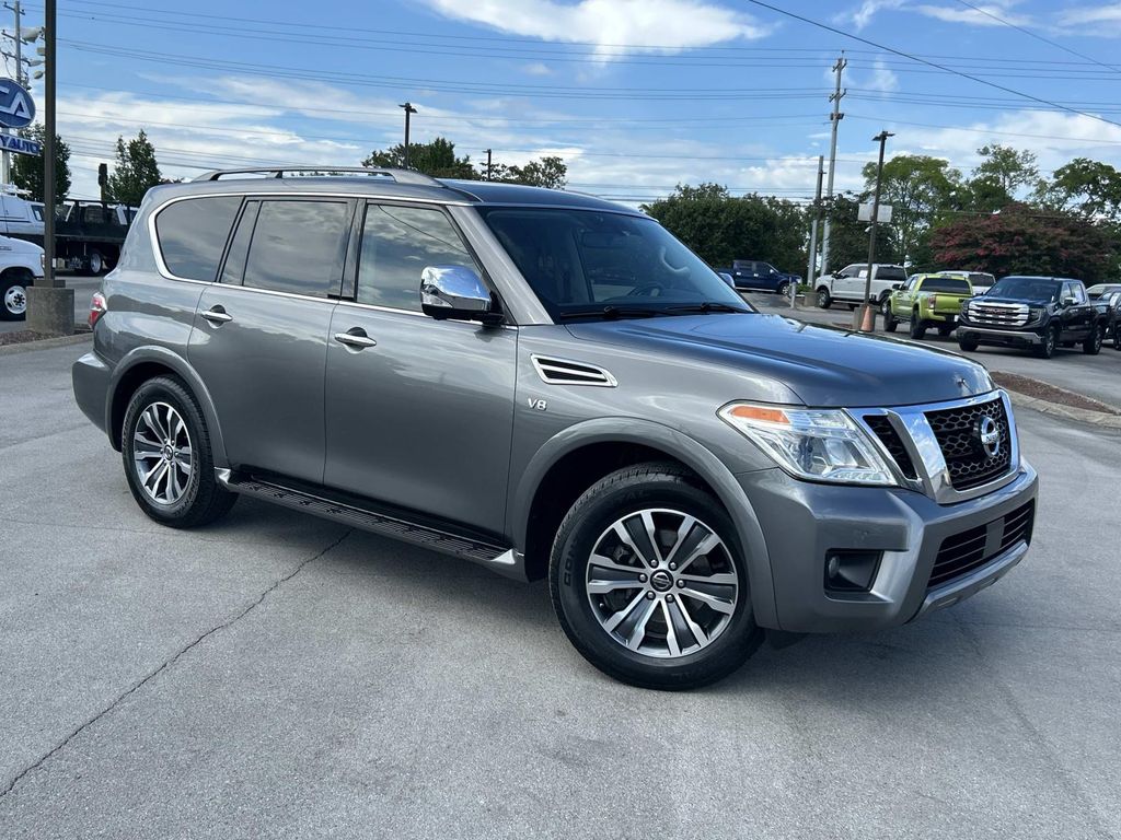 Gray (Gun Metallic) 2019 Nissan Armada SUV / Crossover 4X2 7-Speed Automatic