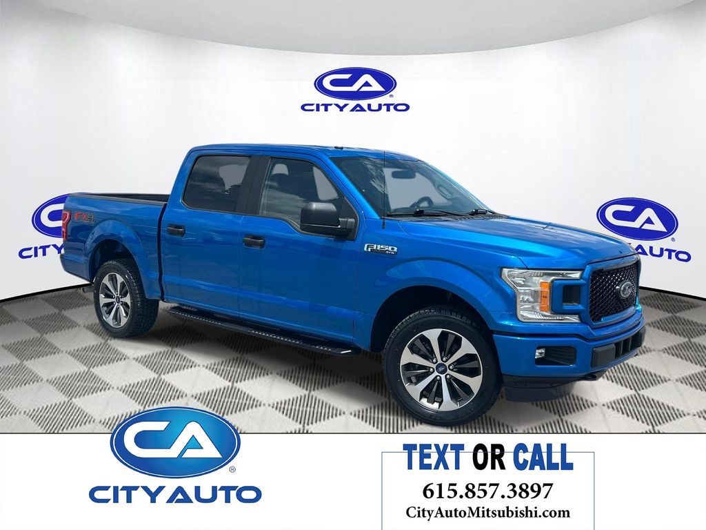 Velocity Blue Metallic 2019 Ford F-150 Pickup Truck Four-Wheel Drive 