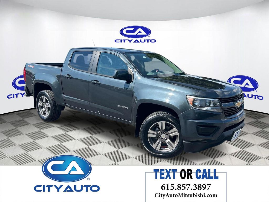 Gray (Graphite Metallic) 2018 Chevrolet Colorado Pickup Truck Four-Wheel Drive 8-Speed Automatic