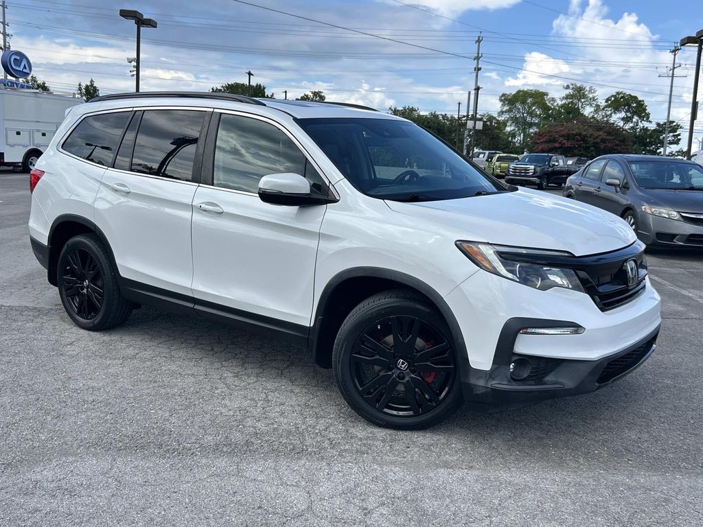 Platinum White Pearl 2021 Honda Pilot SUV / Crossover Front-Wheel Drive 9-Speed Automatic