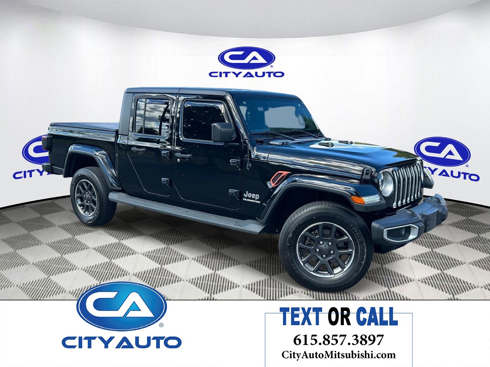 Black Clearcoat 2020 Jeep Gladiator Pickup Truck Four-Wheel Drive 8-Speed Automatic