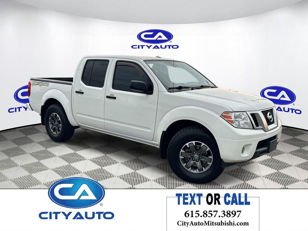 Glacier White 2018 Nissan Frontier Pickup Truck 4X2 5-Speed Automatic
