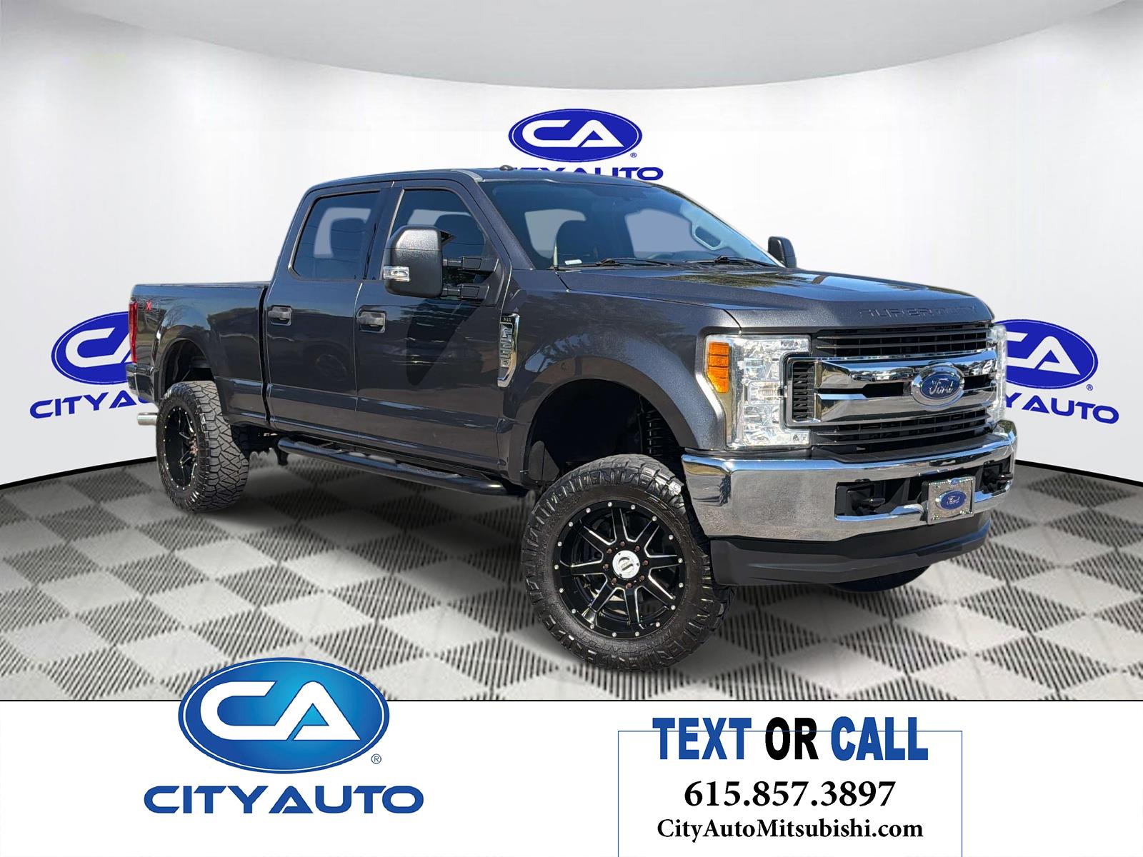 Gray (Magnetic Metallic) 2017 Ford F-250 Super Duty Pickup Truck Four-Wheel Drive 6-Speed Automatic
