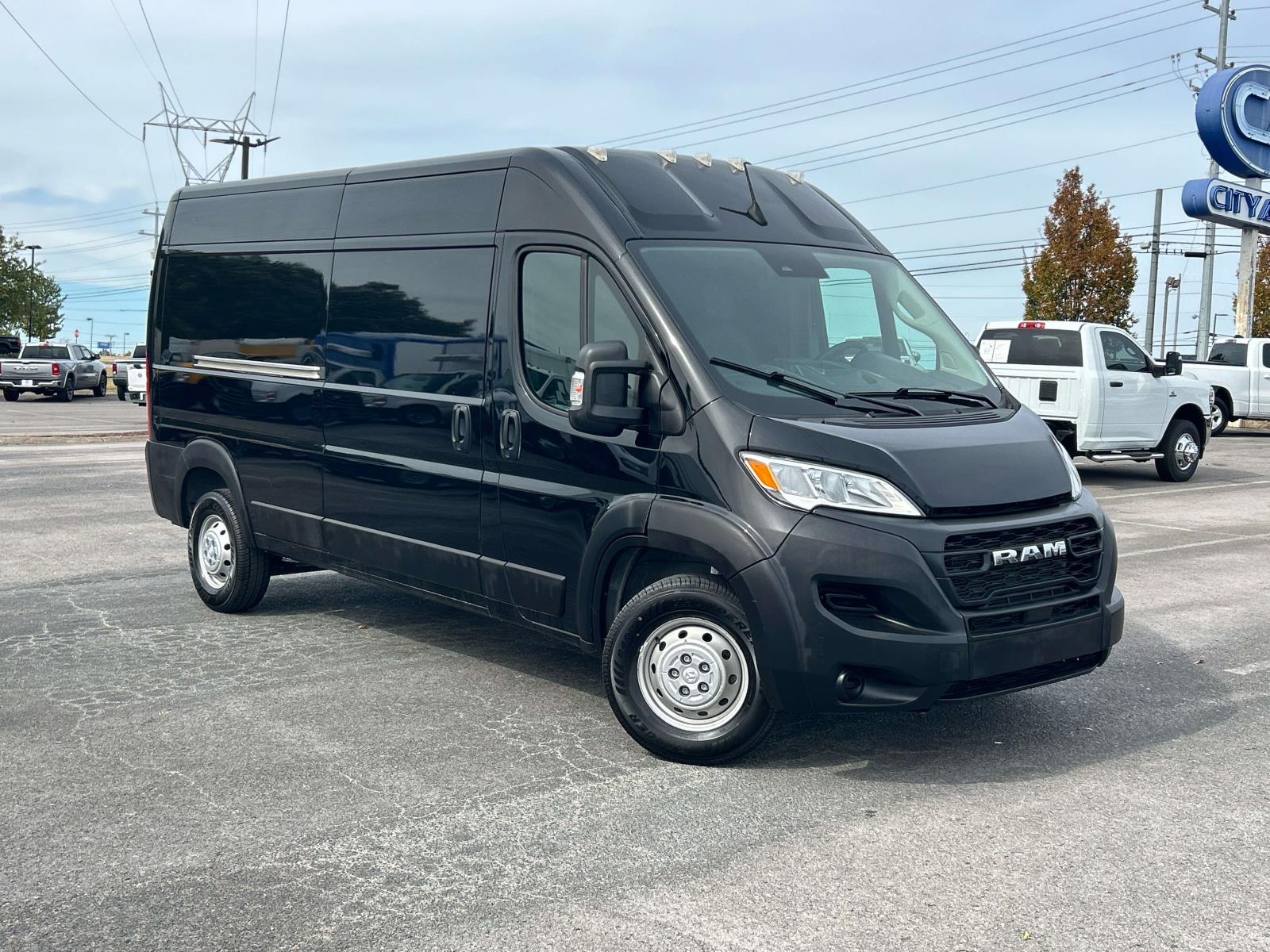 Black Clearcoat 2023 RAM ProMaster Van Front-Wheel Drive 9-Speed Automatic