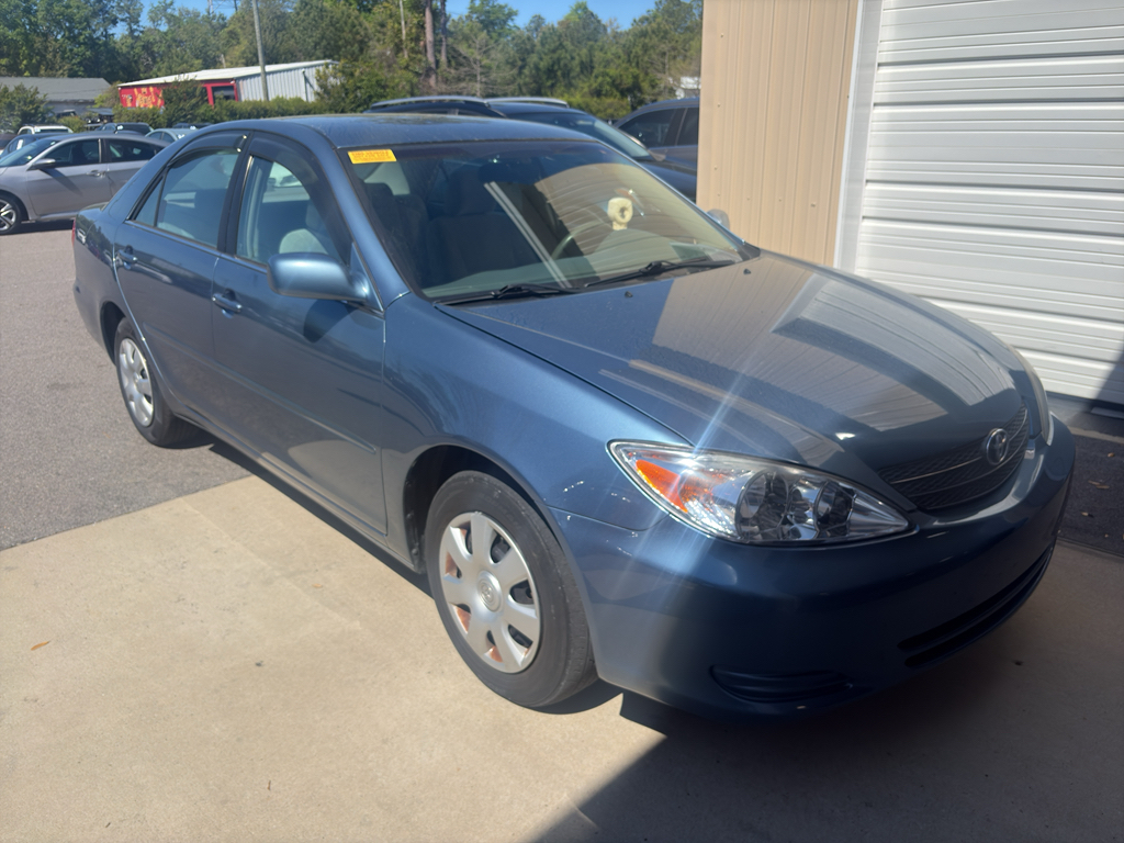 Catalina Blue Metallic 2003 Toyota Camry LE Sedan Front-Wheel Drive 4-Speed Automatic