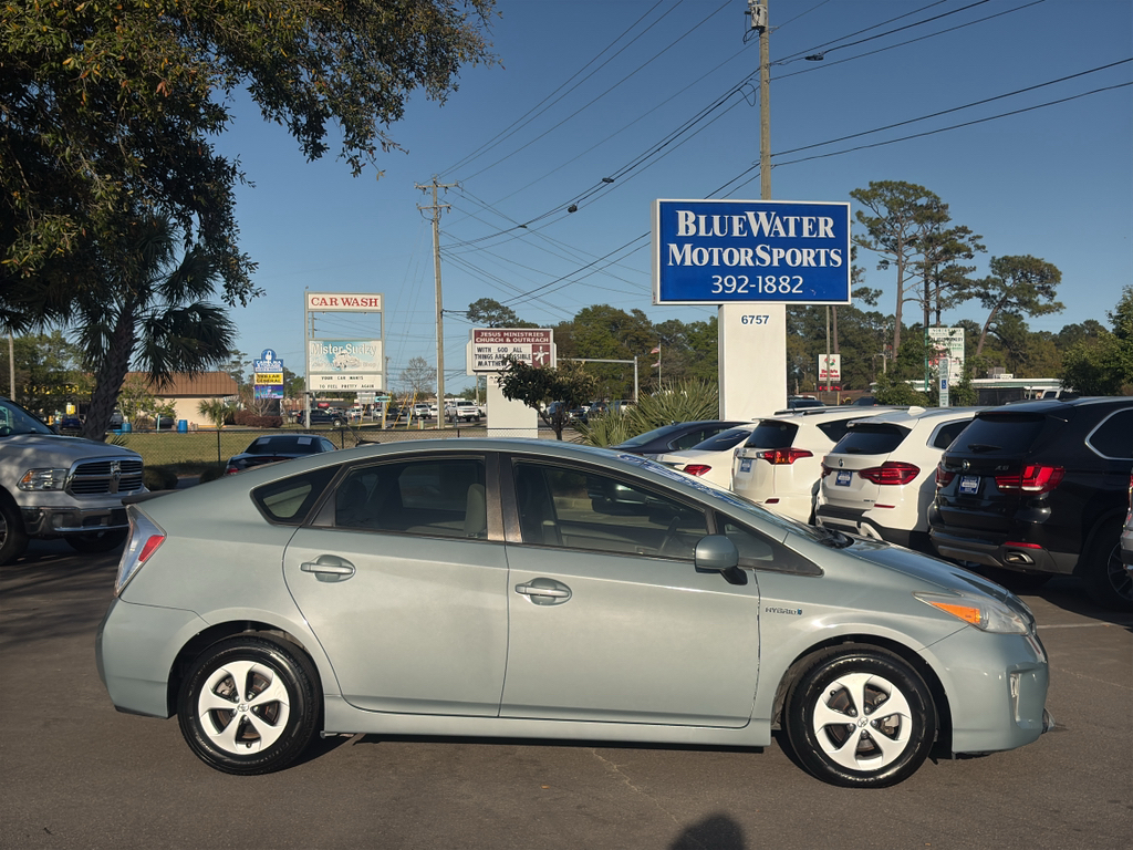 Sea Glass Pearl 2012 Toyota Prius Three Hatchback Front-Wheel Drive Continuously Variable Transmission