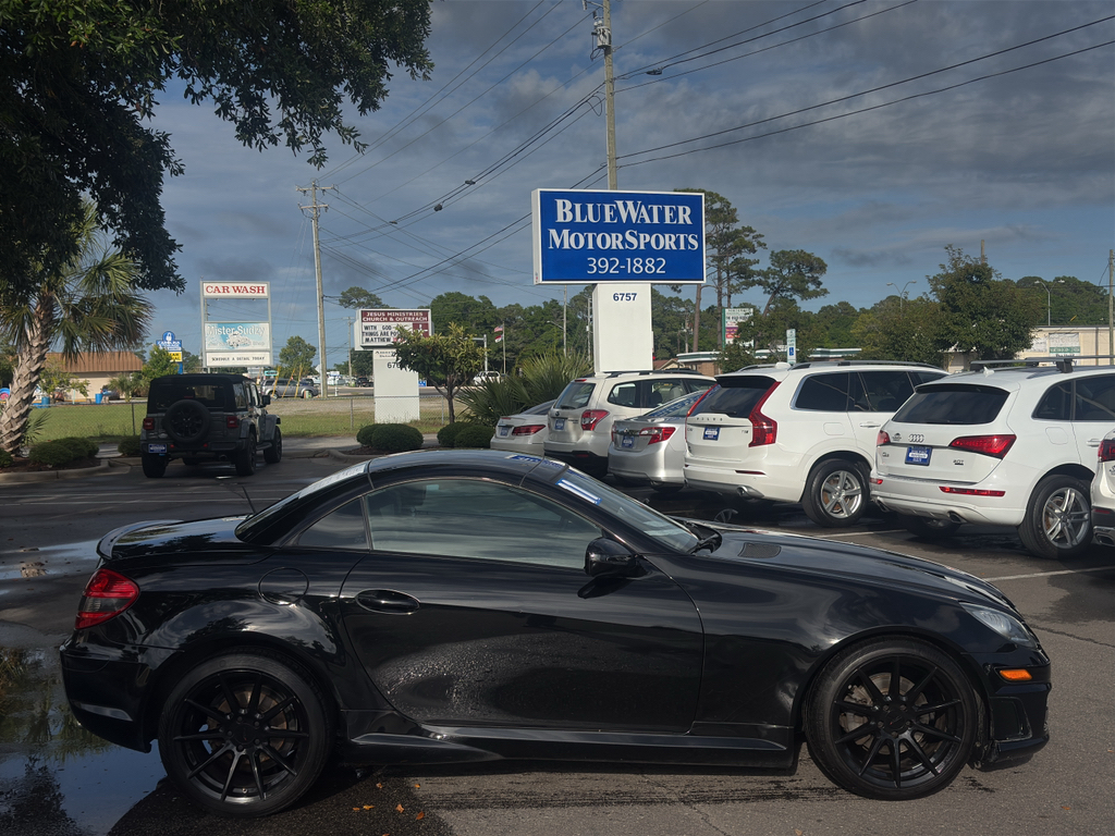 Black 2011 Mercedes-Benz SLK Convertible Rear-Wheel Drive Automatic