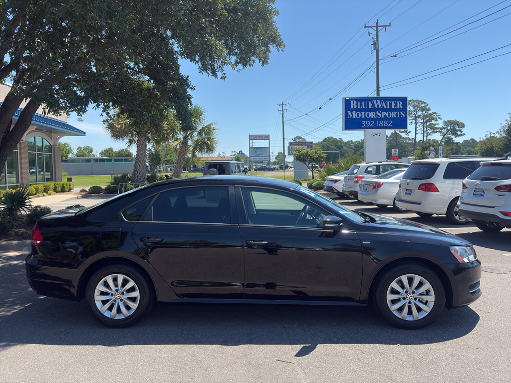 Black Uni 2015 Volkswagen Passat 1.8T Wolfsburg Edition FWD Sedan Front-Wheel Drive 6-Speed Automatic