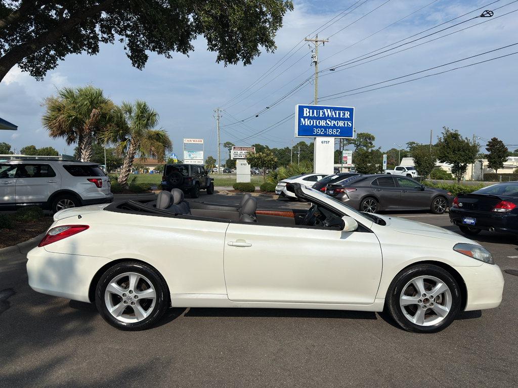 White Pearl 2008 Toyota Camry Solara Convertible Front-Wheel Drive Automatic