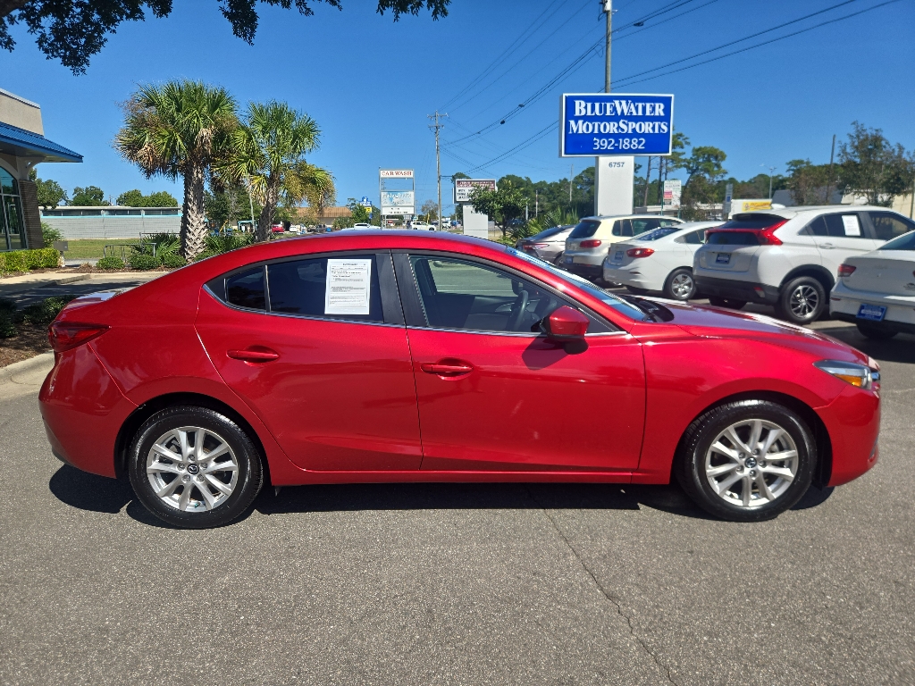 Soul Red Metallic 2017 Mazda MAZDA3 Sedan Front-Wheel Drive 6-Speed Automatic