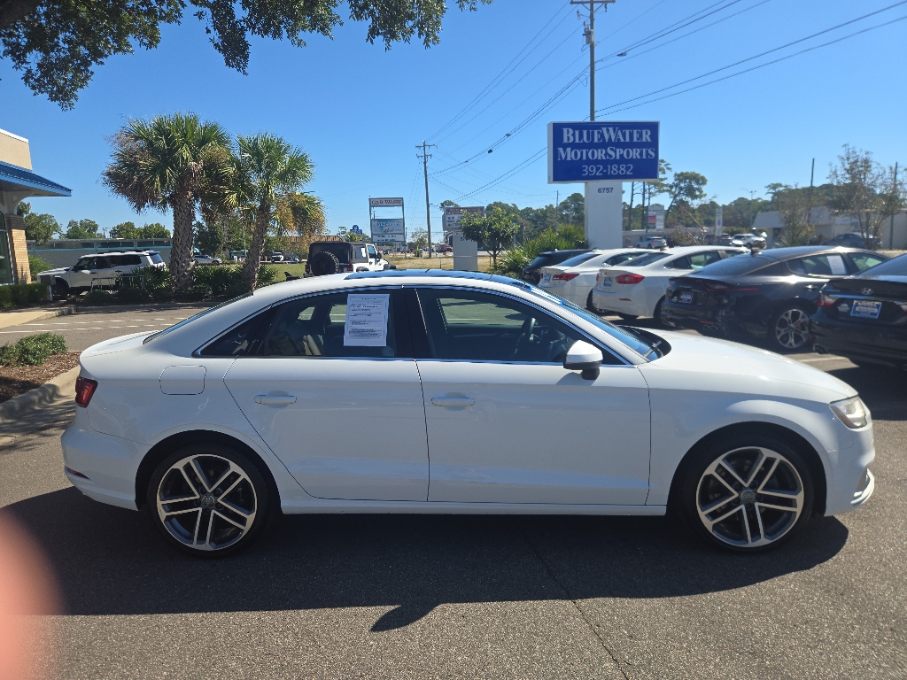 Ibis White 2019 Audi A3 Sedan Front-Wheel Drive 7-Speed Automatic
