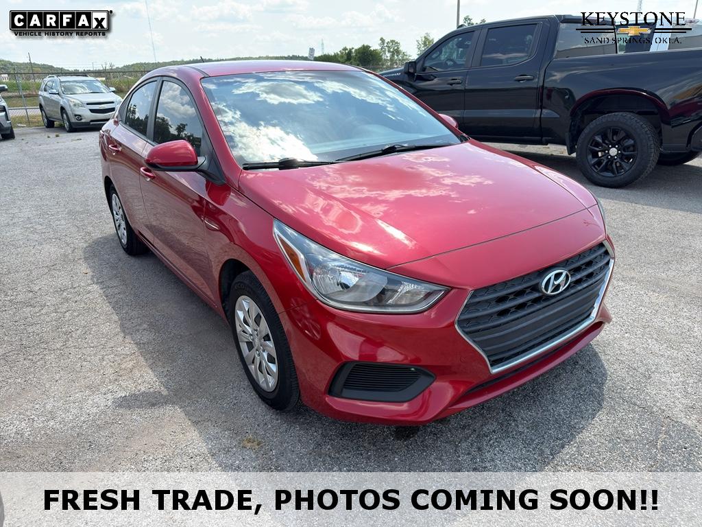 Pomegranate Red 2018 Hyundai Accent Sedan Front-Wheel Drive 6-Speed Automatic