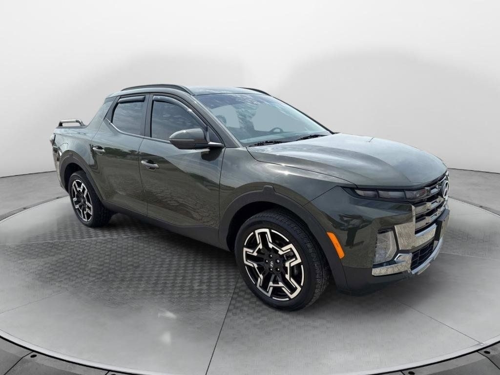 Rockwood Green 2025 Hyundai Santa Cruz Limited Crew Cab AWD Pickup Truck All-Wheel Drive 8-Speed Automatic
