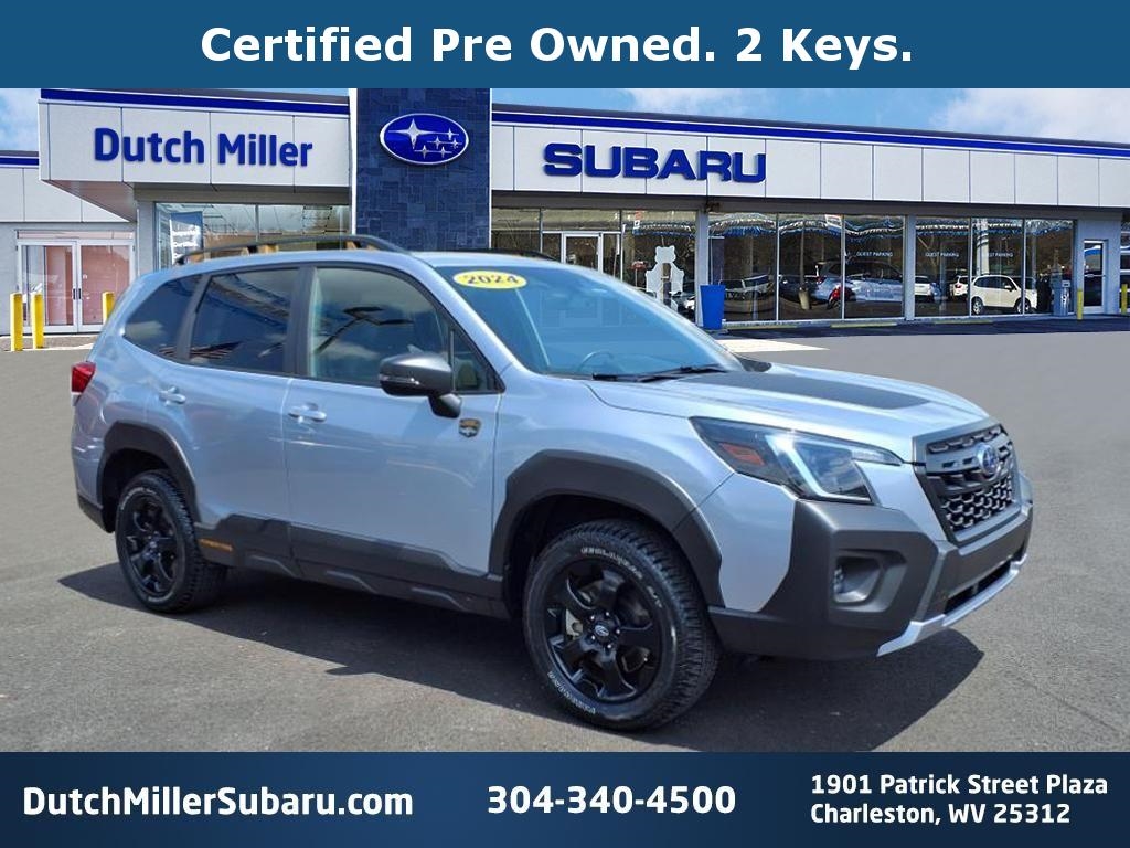 Ice Silver Metallic 2024 Subaru Forester SUV / Crossover All-Wheel Drive 8-Speed CVT