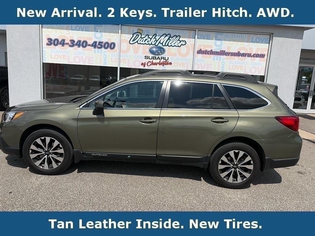Wilderness Green Metallic 2016 Subaru Outback Wagon All-Wheel Drive 6-Speed CVT