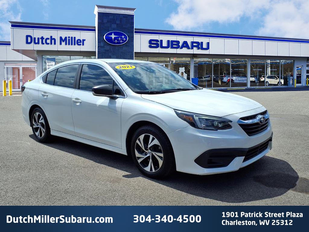 Crystal White Pearl 2021 Subaru Legacy AWD Sedan All-Wheel Drive 8-Speed CVT