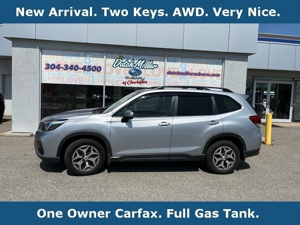 Ice Silver Metallic 2019 Subaru Forester 2.5i Premium AWD SUV / Crossover All-Wheel Drive Continuously Variable Transmission