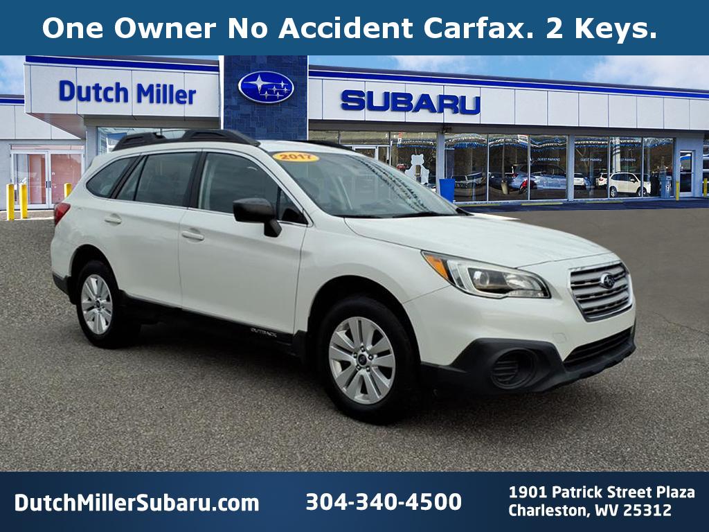 Crystal White Pearl 2017 Subaru Outback 2.5i AWD Wagon All-Wheel Drive 6-Speed CVT