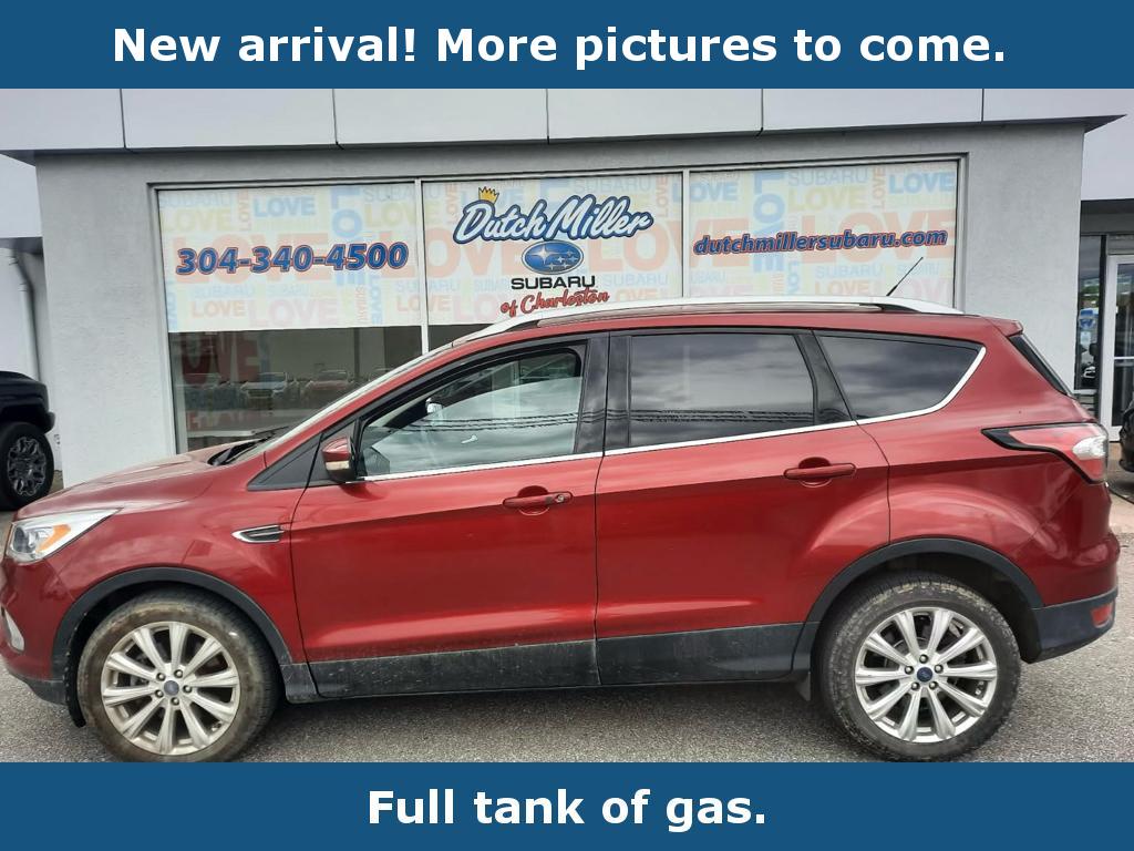 Ruby Red Metallic Tinted Clearcoat 2017 Ford Escape Titanium FWD SUV / Crossover Front-Wheel Drive 6-Speed Automatic