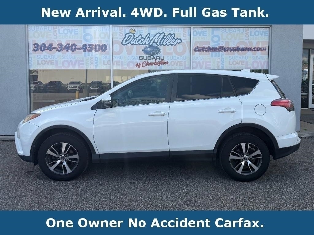 Super White 2018 Toyota RAV4 SUV / Crossover All-Wheel Drive 6-Speed Automatic