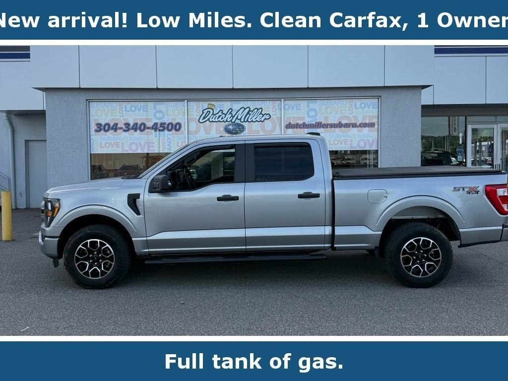 Iconic Silver Metallic 2023 Ford F-150 XL SuperCrew 4WD Pickup Truck Four-Wheel Drive Automatic